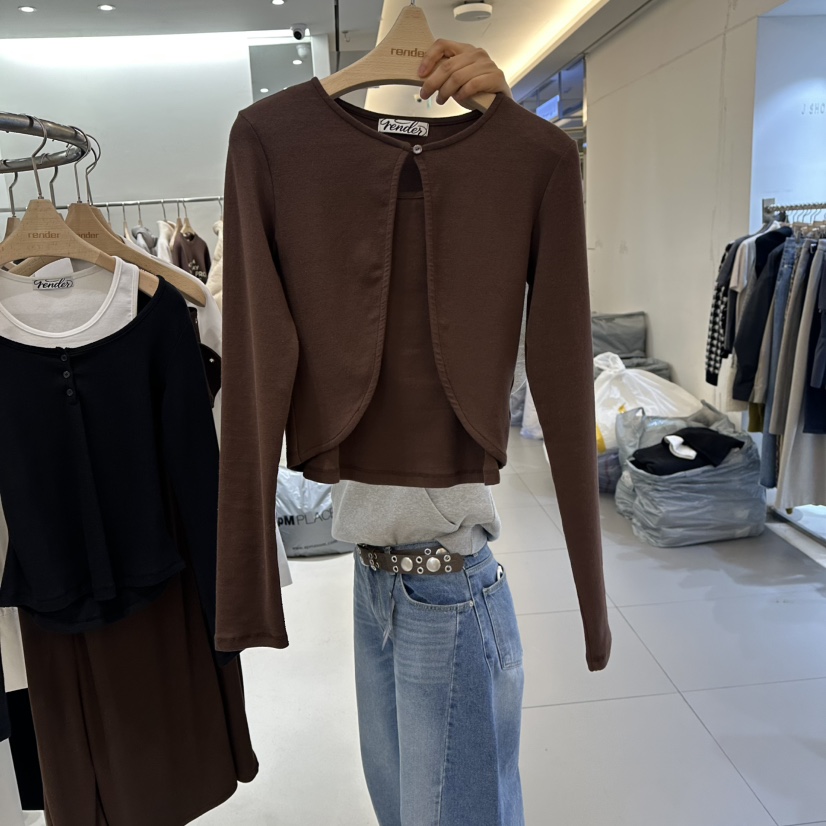 RENDER東大門實拍女士新品推薦休閑熱賣時尚人氣套裝春款RENDER套裝圖色2