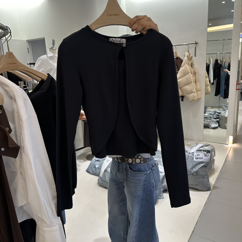 RENDER東大門實拍女士新品推薦休閑熱賣時尚人氣套裝春款RENDER套裝圖色3