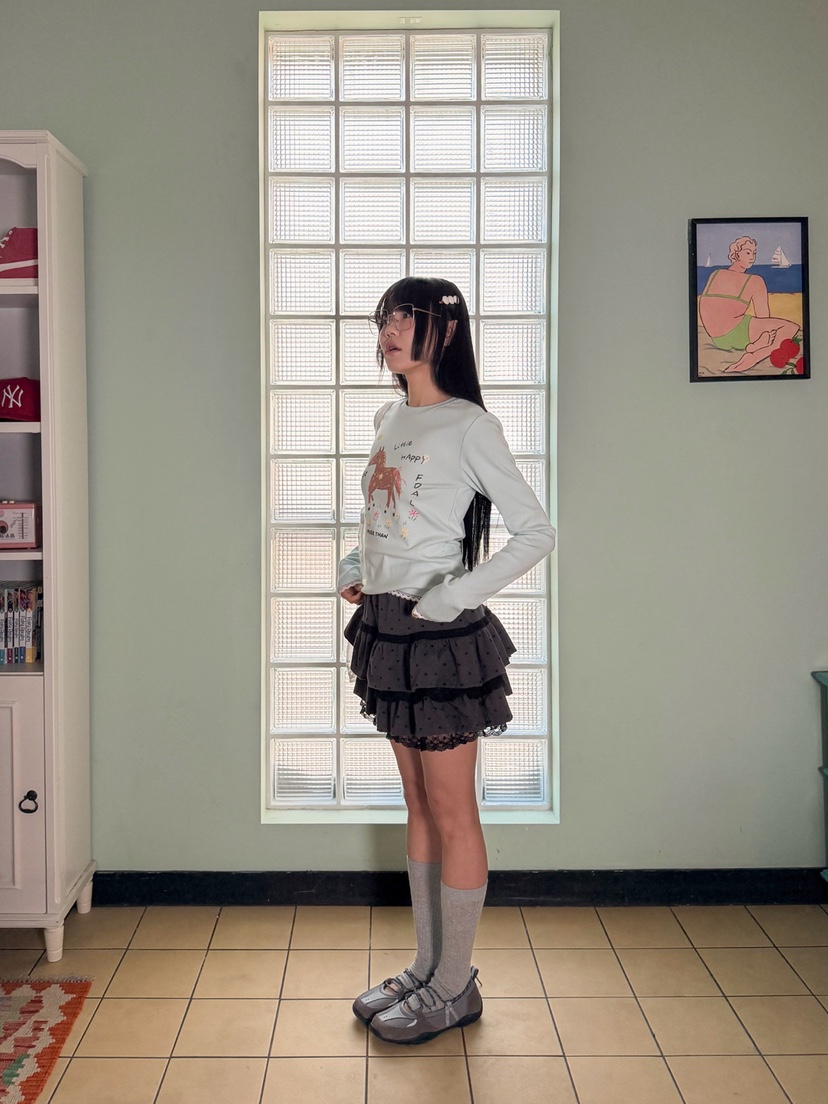 MORE THAN-P東大門實拍女裝新款職業熱賣時尚推薦短裙春款MORE THAN短裙