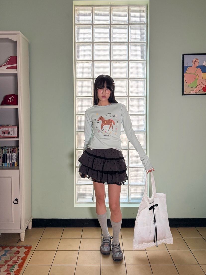 MORE THAN-P東大門實拍女裝新款職業熱賣時尚推薦短裙春款MORE THAN短裙