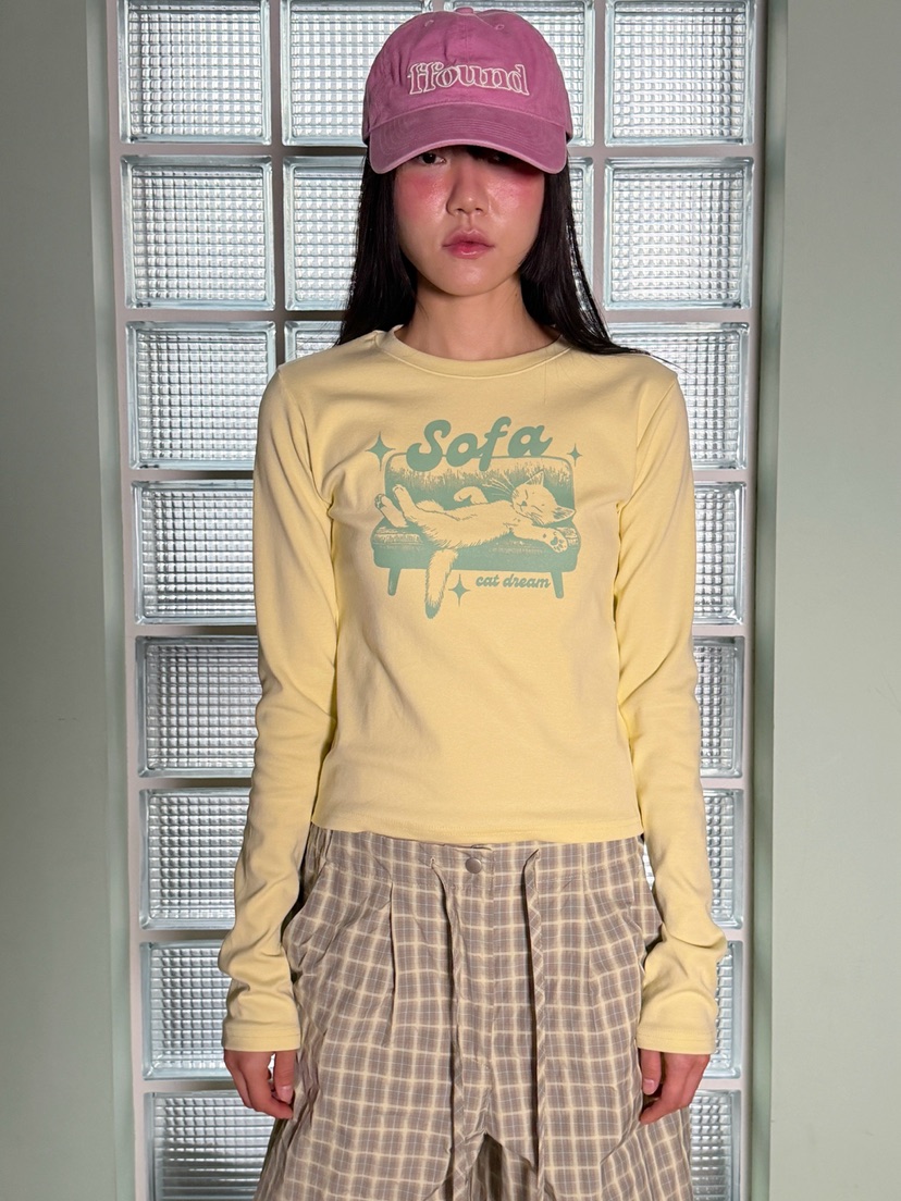 MORE THAN-P韓國直郵女士新款25秋冬時尚人氣長袖T恤春款MORE THAN長袖T恤