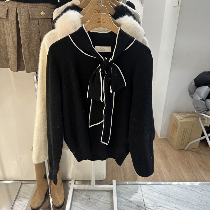 ABLESTUDIO東大門代購女裝新品休閑時尚推薦熱賣針織衫春款ABLESTUDIO針織衫圖色3