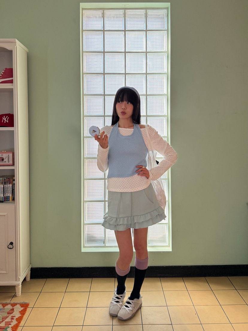 MORE THAN-P東大門直郵女裝新款人氣25秋冬短裙口袋春款MORE THAN短裙