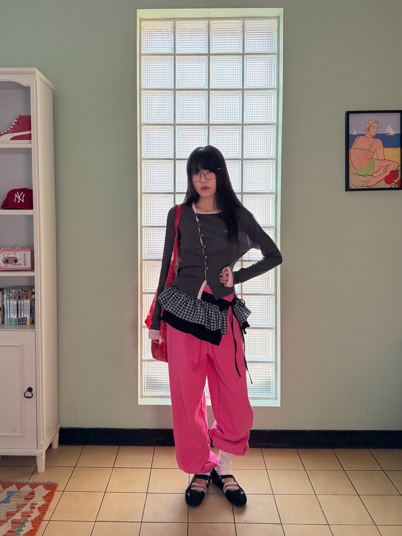 MORE THAN-P東大門實拍女裝新品職業人氣25秋冬休閑褲春款MORE THAN休閑褲