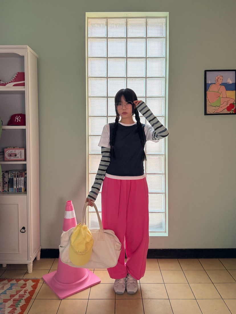 MORE THAN-P東大門實拍女裝新品職業人氣25秋冬休閑褲春款MORE THAN休閑褲