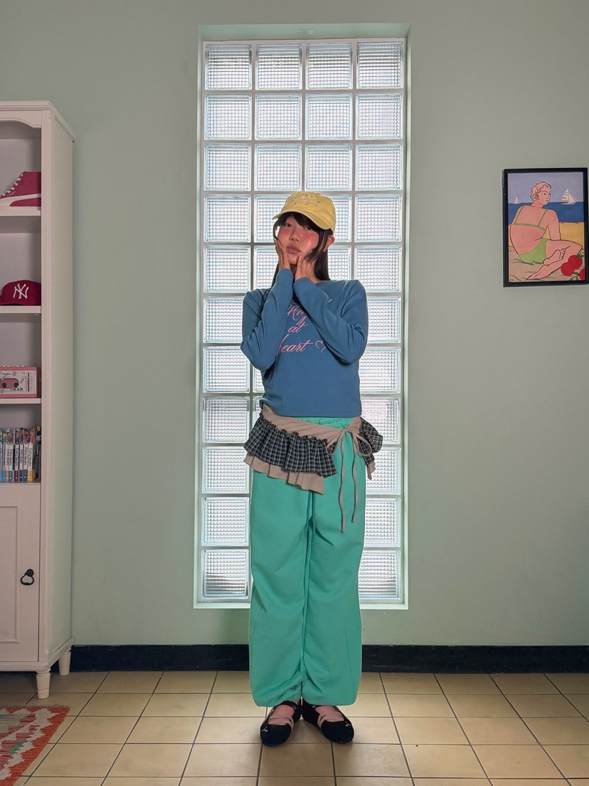 MORE THAN-P東大門實拍女裝新品職業人氣25秋冬休閑褲春款MORE THAN休閑褲