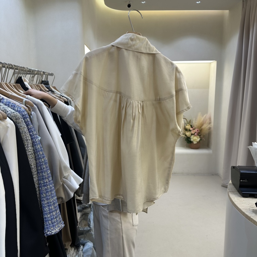 MATIERE東大門代購女裝新品人氣推薦25秋冬襯衫蕾絲衫春款MATIERE襯衫/蕾絲衫