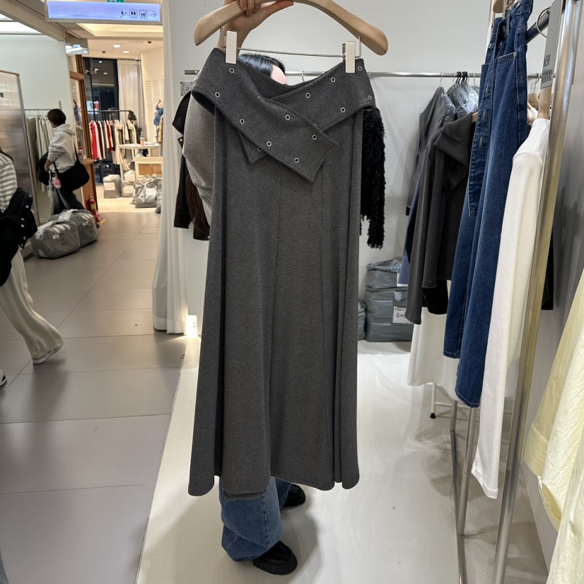 RENDER韓國直郵女裝新品人氣25秋冬休閑時尚長裙春款長款RENDER長裙圖色1