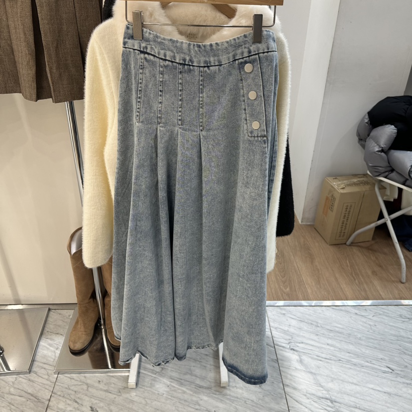 ABLESTUDIO東大門代購女裝新款熱賣休閑職業長裙羊毛春款ABLESTUDIO長裙圖色2