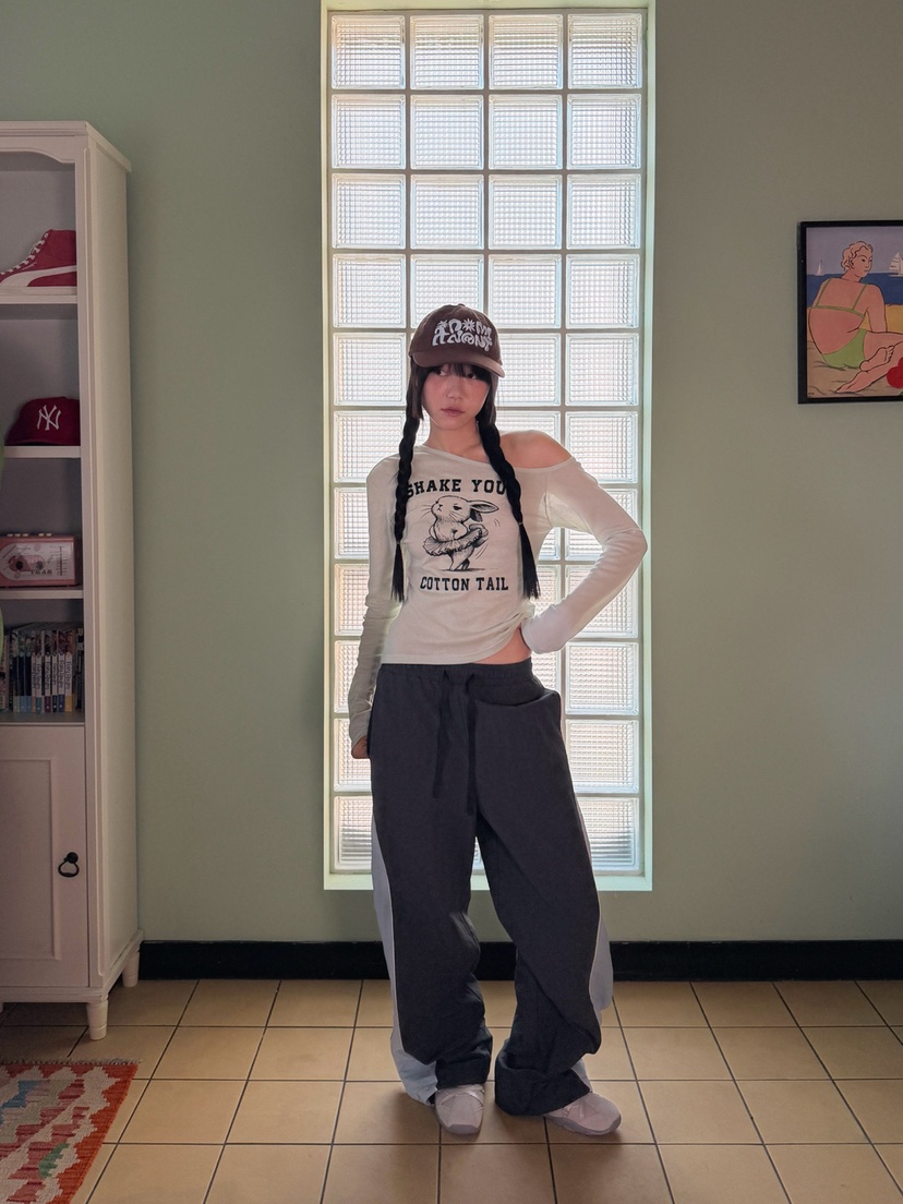 MORE THAN-P東大門代購女裝新款人氣25秋冬推薦休閑褲春款MORE THAN休閑褲