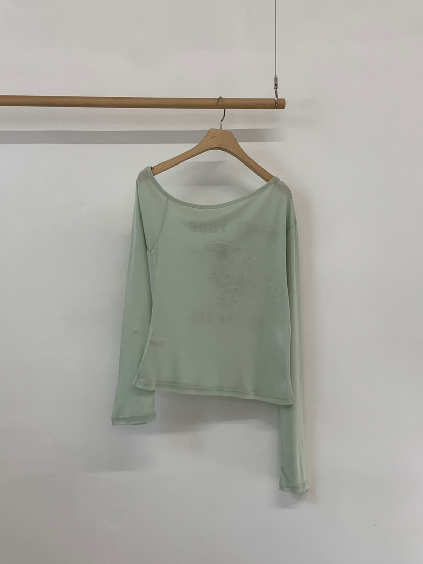 MORE THAN-P東大門代購女裝新品25秋冬長袖T恤兔子春款MORE THAN長袖T恤