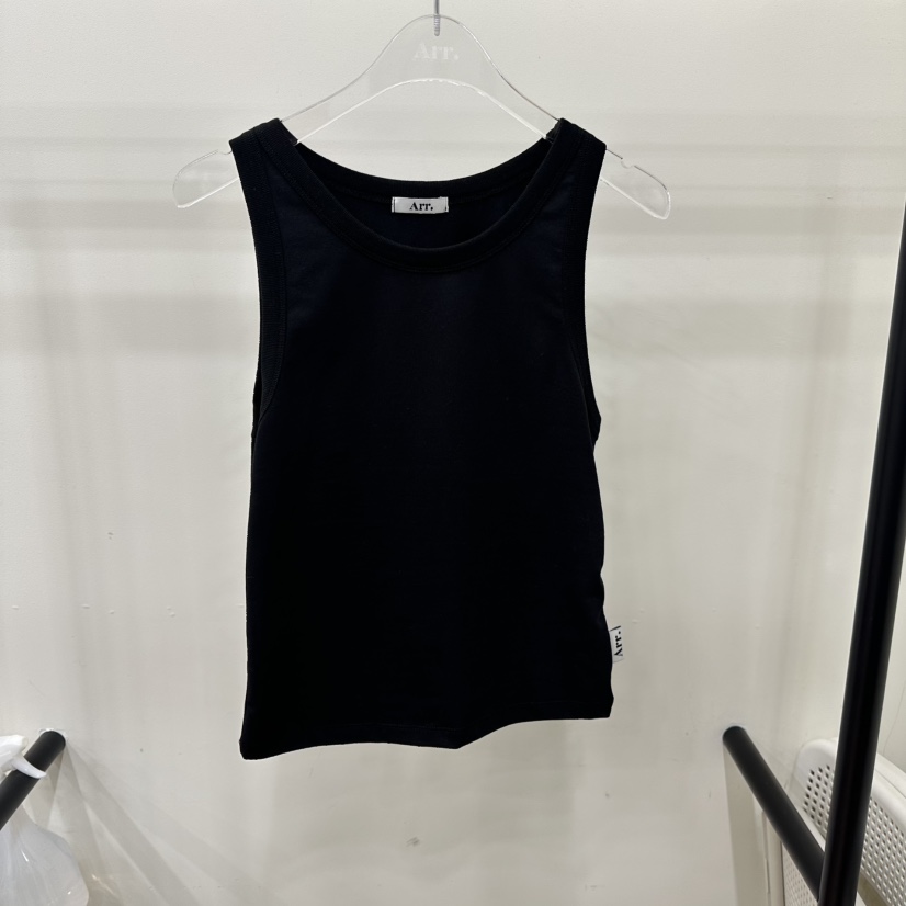 ARR韓國直郵女裝新款人氣休閑熱賣職業時尚推薦吊帶背心春款ARR吊帶/背心圖色3黑色