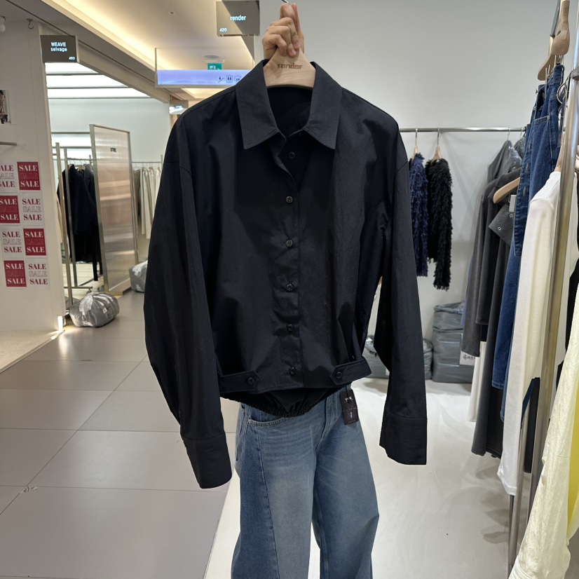 RENDER東大門代購女裝新款推薦人氣職業休閑襯衫蕾絲衫春款RENDER襯衫/蕾絲衫圖色3