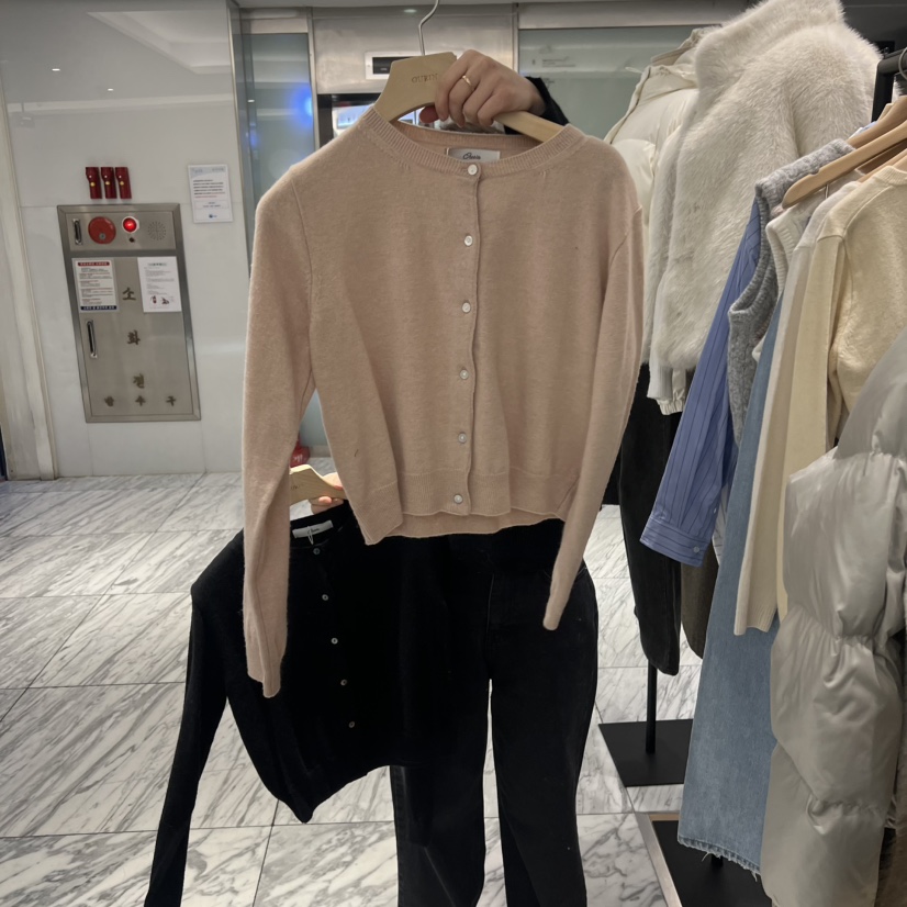 OURIN/THIS IS韓國直郵女士新款25秋冬熱賣職業推薦針織衫OURIN/THIS IS針織衫圖色2