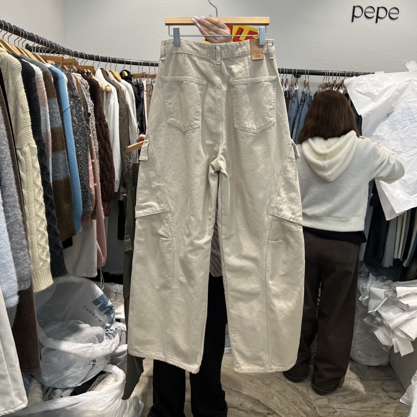 ALMOND PEPE韓國直郵女士新品時尚熱賣推薦休閑25秋冬休閑褲ALMOND PEPE休閑褲