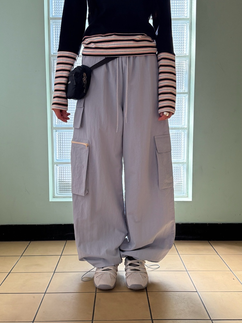 MORE THAN-P東大門實拍女士新品推薦25秋冬熱賣休閑褲春款MORE THAN休閑褲