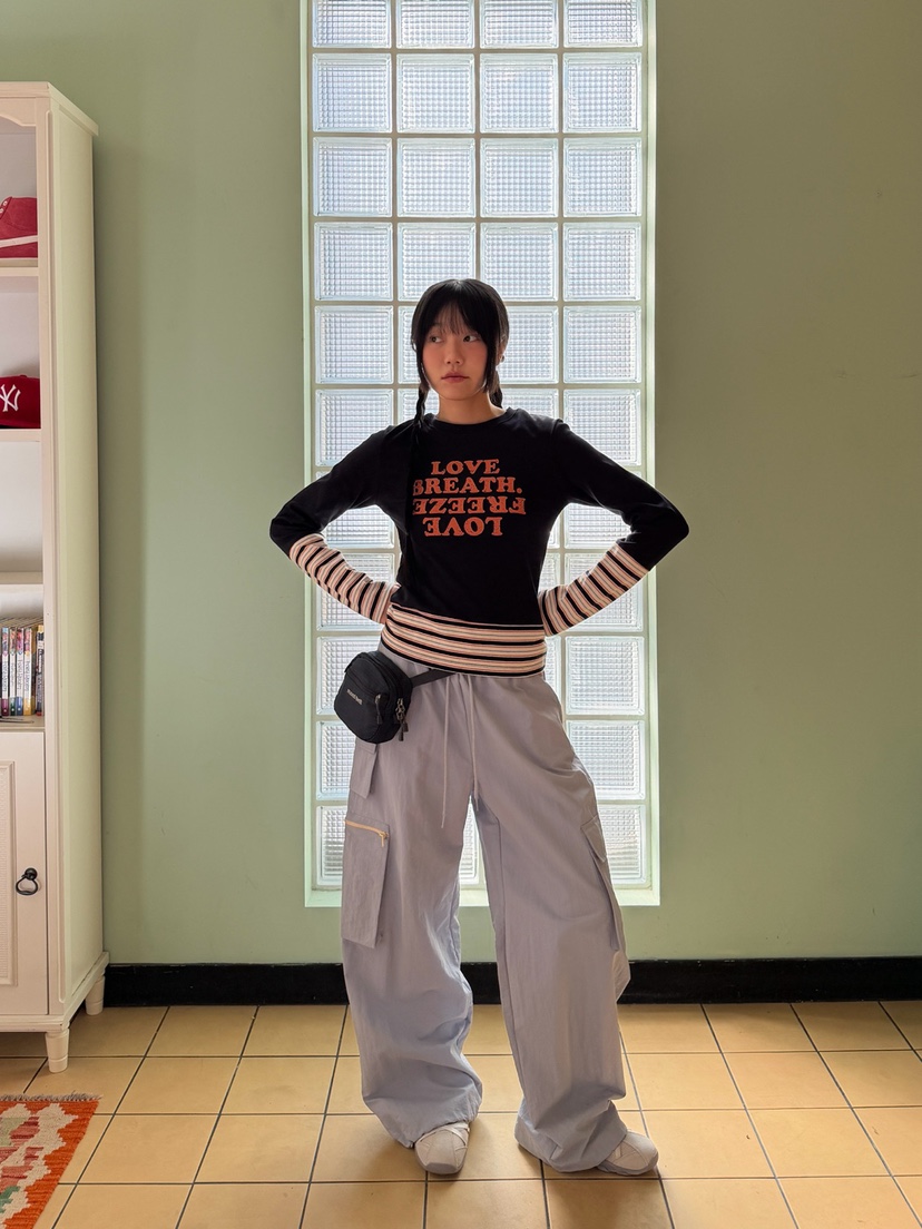 MORE THAN-P東大門實拍女士新品推薦25秋冬熱賣休閑褲春款MORE THAN休閑褲