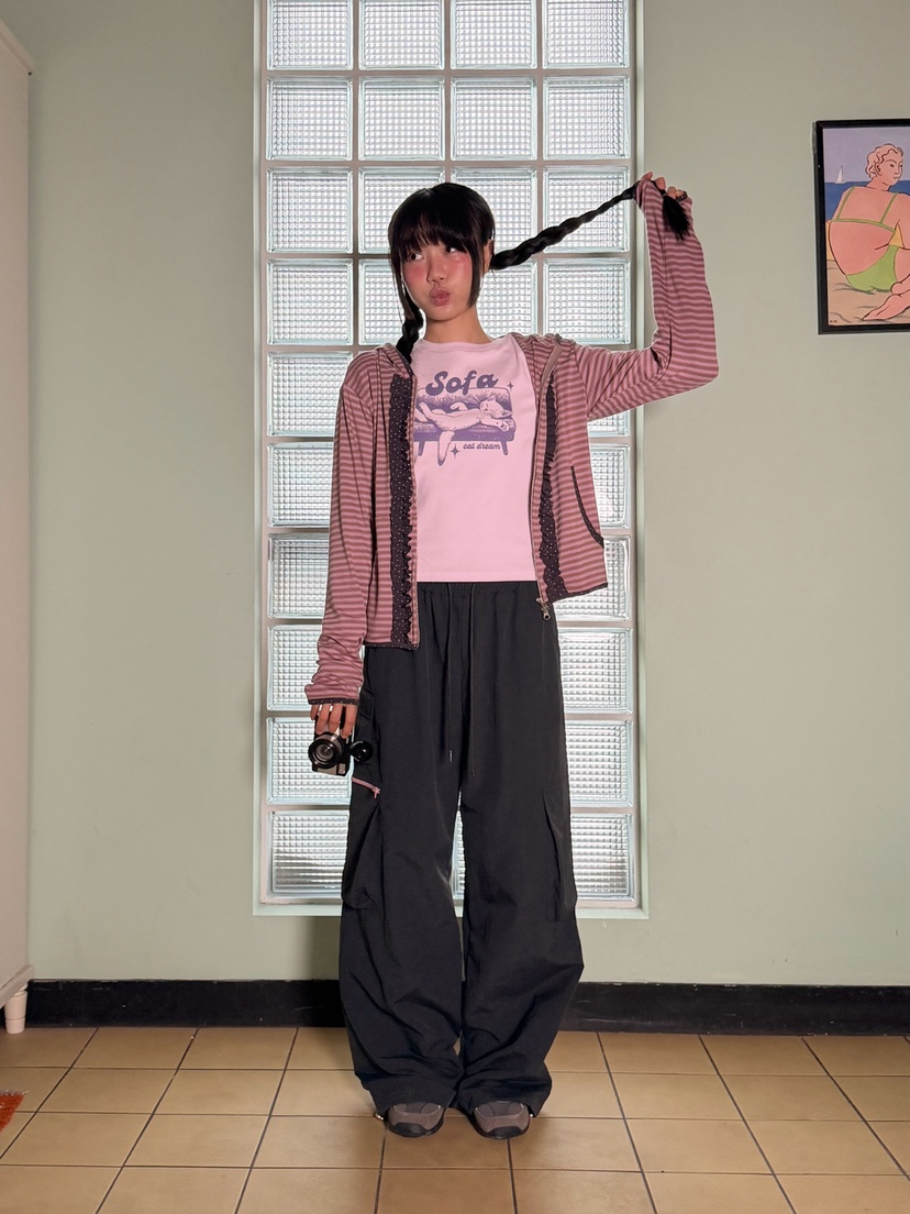 MORE THAN-P東大門實拍女士新品推薦25秋冬熱賣休閑褲春款MORE THAN休閑褲