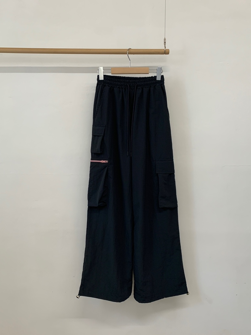 MORE THAN-P東大門實拍女士新品推薦25秋冬熱賣休閑褲春款MORE THAN休閑褲圖色2黑色