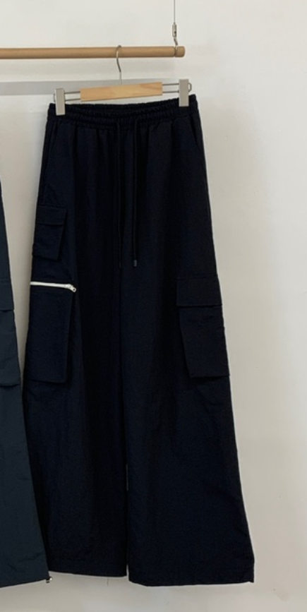 MORE THAN-P東大門實拍女士新品推薦25秋冬熱賣休閑褲春款MORE THAN休閑褲圖色3墨色