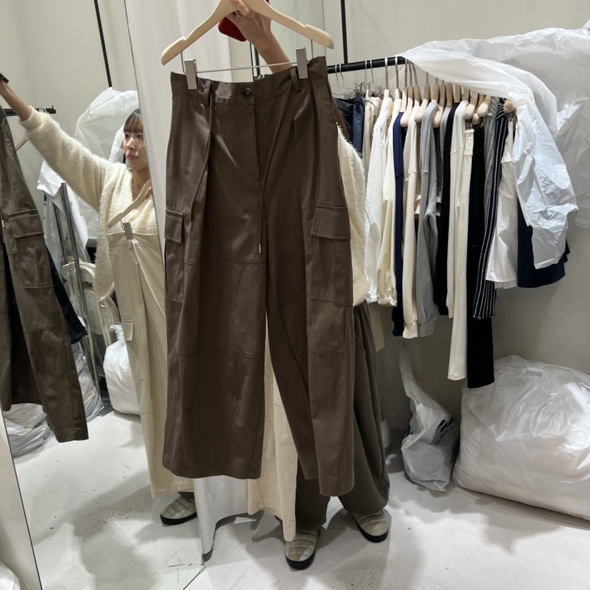 YUNBAL東大門實拍女裝新品推薦職業25秋冬時尚休閑褲工裝褲YUNBAL休閑褲圖色2