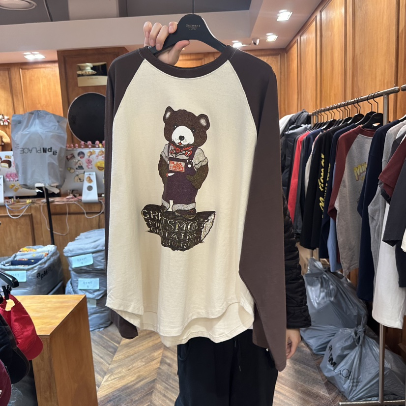 GARMENT-P東大門直郵女士新品職業25秋冬休閑長袖T恤春款GARMENT長袖T恤圖色2