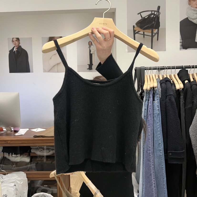 OURIN/THIS IS東大門直郵女裝新款推薦吊帶背心不含內搭OURIN/THIS IS吊帶/背心圖色3