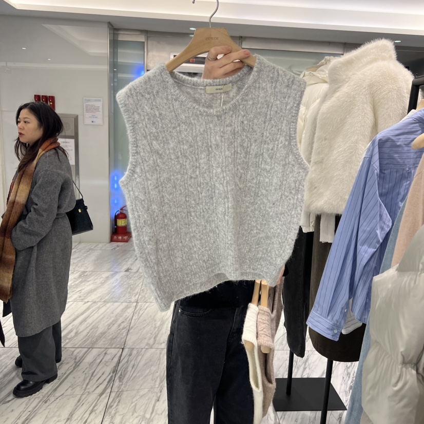 OURIN/THIS IS東大門直郵女士新款休閑人氣時尚吊帶背心OURIN/THIS IS吊帶/背心圖色1