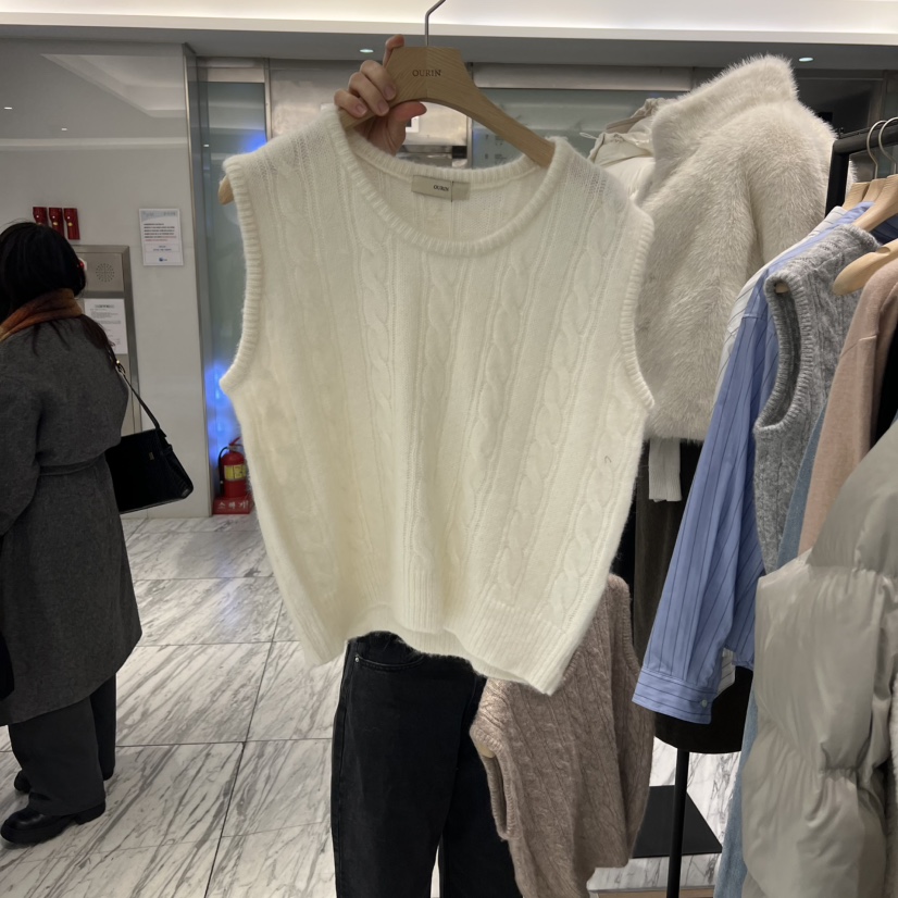 OURIN/THIS IS東大門直郵女士新款休閑人氣時尚吊帶背心OURIN/THIS IS吊帶/背心圖色2