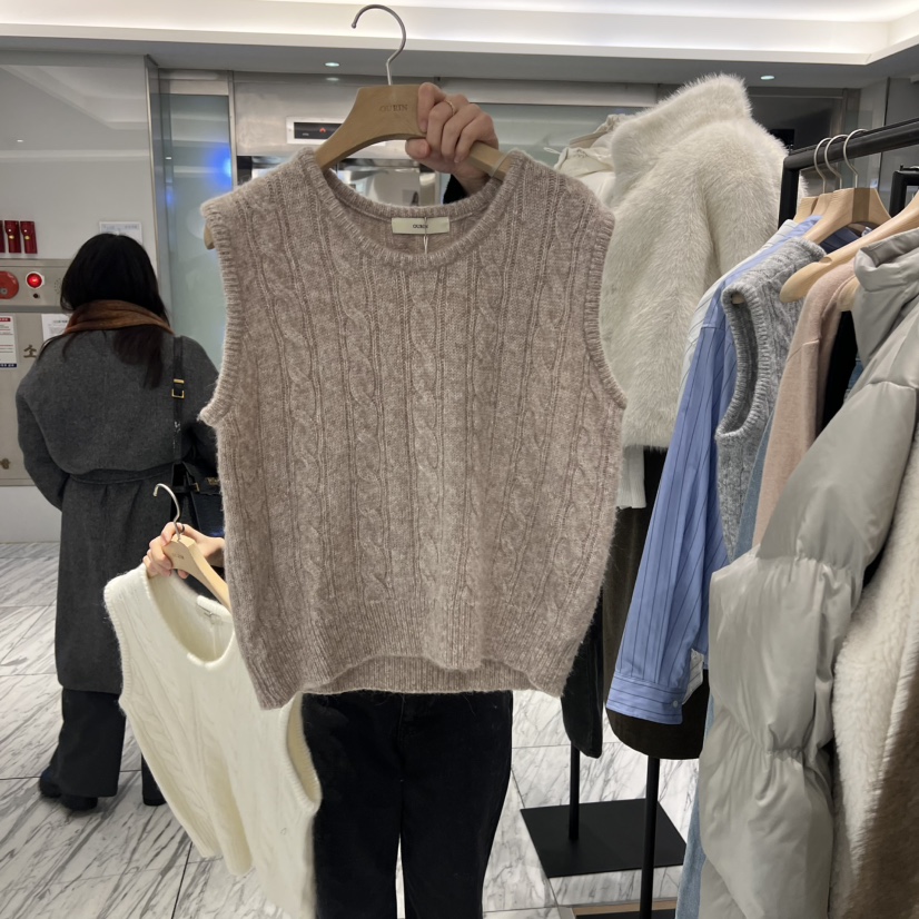 OURIN/THIS IS東大門直郵女士新款休閑人氣時尚吊帶背心OURIN/THIS IS吊帶/背心圖色3