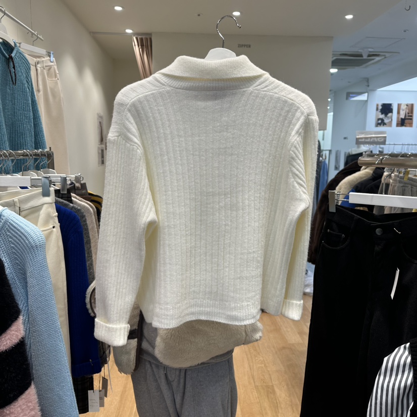 ZIPPER東大門代購女裝新品熱賣推薦休閑人氣針織衫春款開衫ZIPPER針織衫