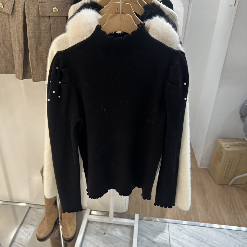 ABLESTUDIO東大門代購女裝新品人氣25秋冬休閑針織衫春款ABLESTUDIO針織衫