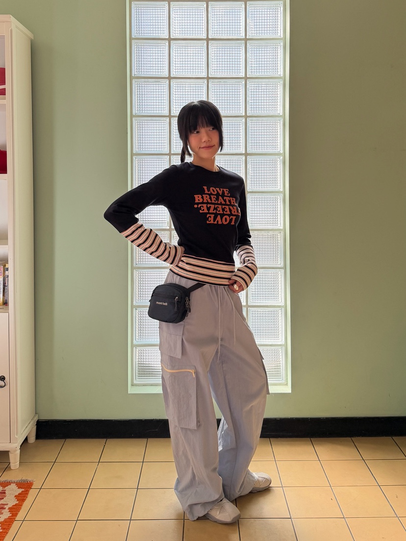 MORE THAN-P東大門實拍女裝新品推薦25秋冬長袖T恤春款MORE THAN長袖T恤