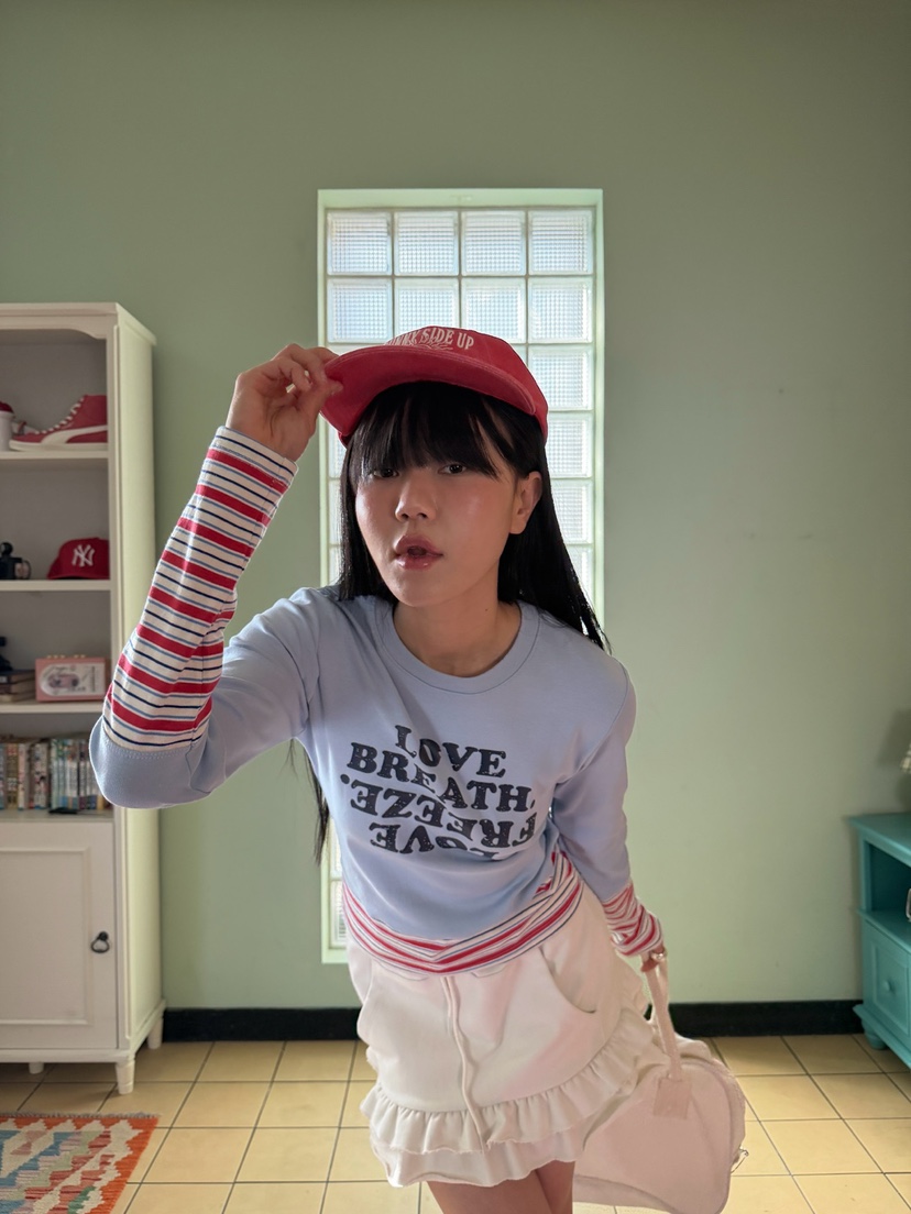 MORE THAN-P東大門實拍女裝新品推薦25秋冬長袖T恤春款MORE THAN長袖T恤