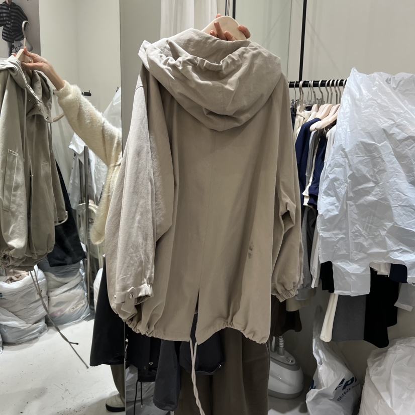 YUNBAL東大門實拍女士新品人氣休閑職業推薦夾克斗篷連帽YUNBAL夾克