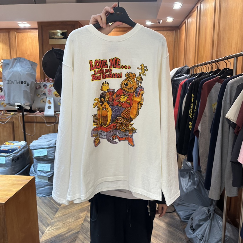 GARMENT-P韓國代購女士新品休閑推薦職業熱賣長袖T恤春款GARMENT長袖T恤圖色1