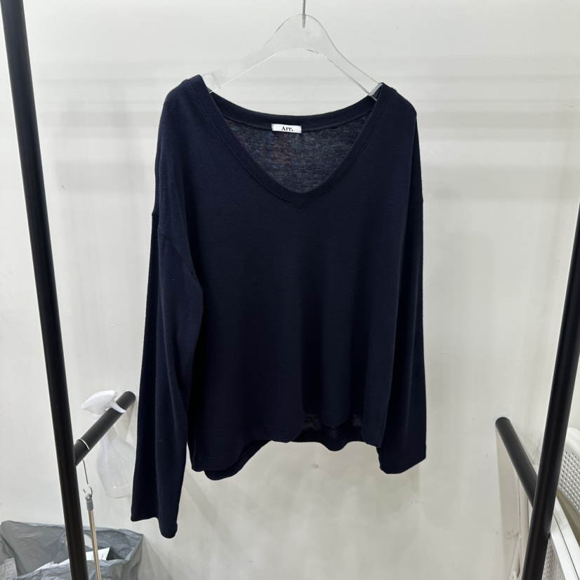 ARR韓國直郵女裝新款25秋冬休閑職業人氣時尚長袖T恤春款ARR長袖T恤圖色3