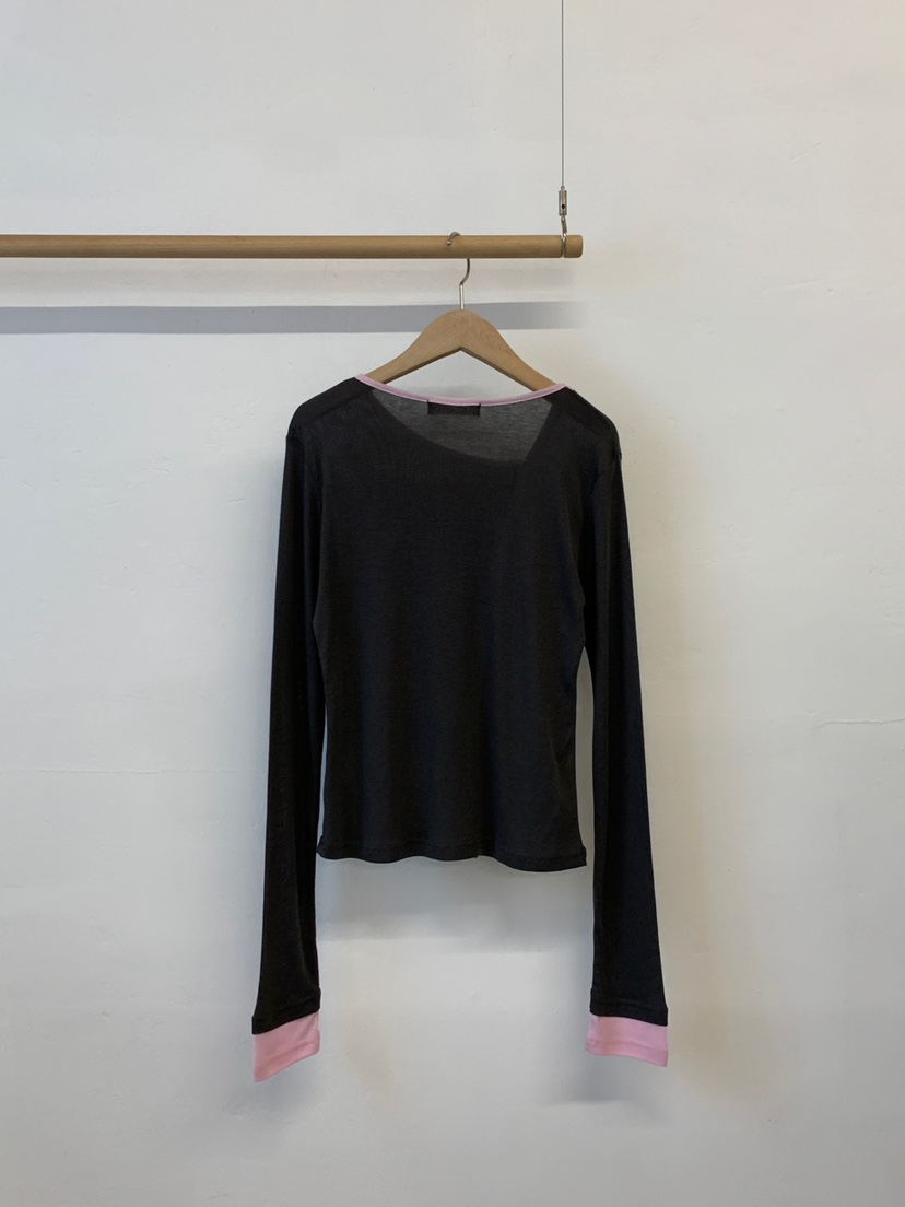 MORE THAN-P東大門直郵女士新款熱賣推薦時尚長袖T恤春款MORE THAN長袖T恤