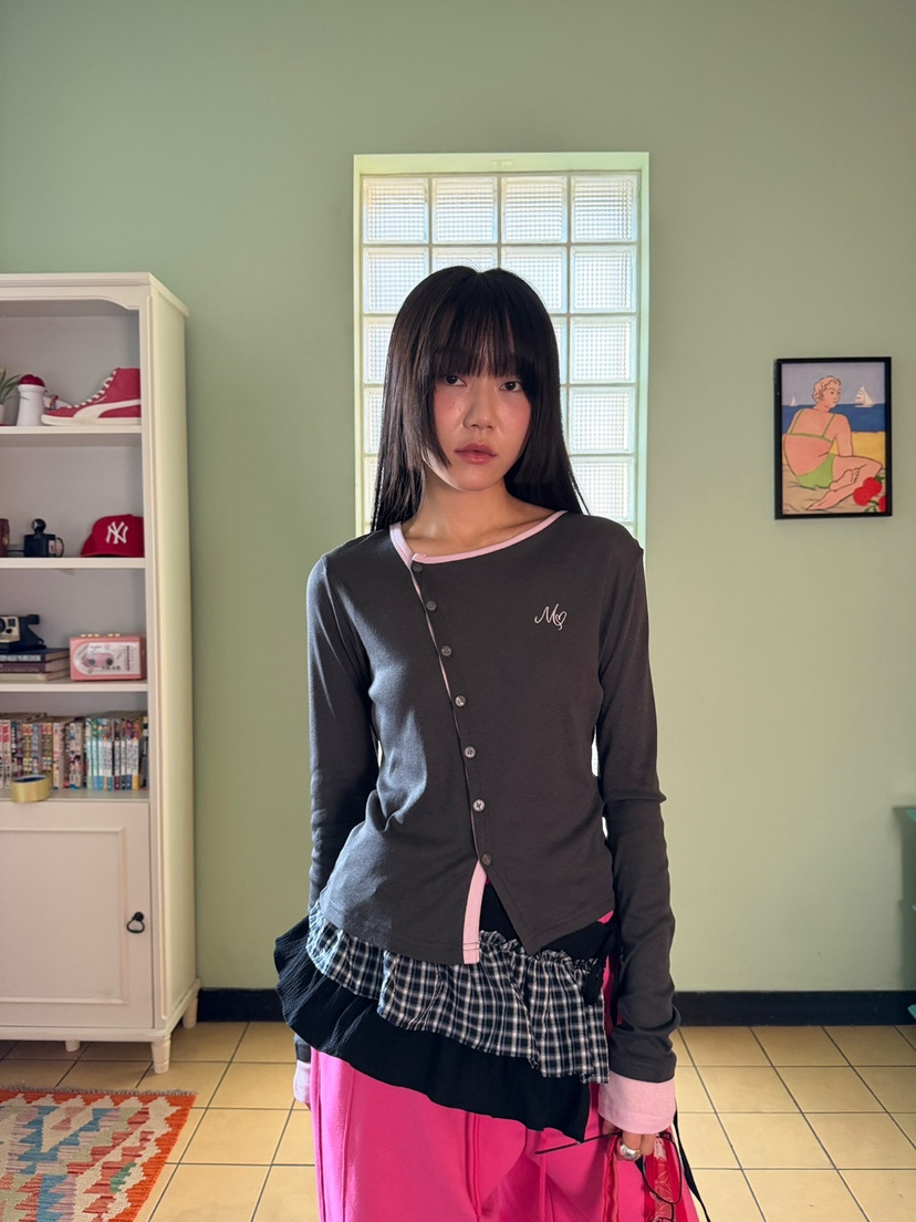 MORE THAN-P東大門直郵女士新款熱賣推薦時尚長袖T恤春款MORE THAN長袖T恤