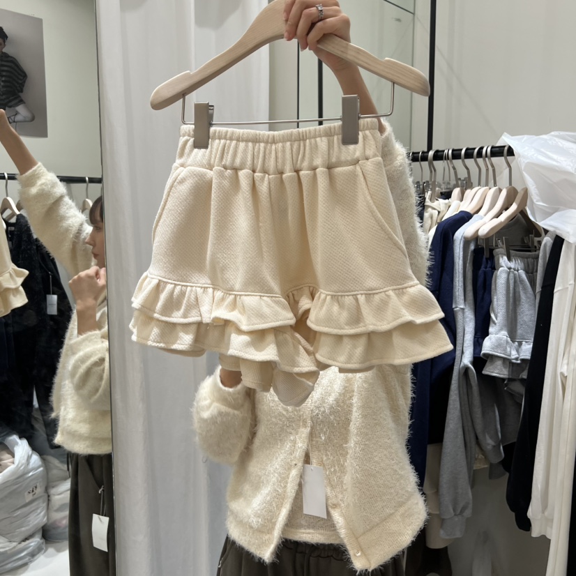 YUNBAL韓國代購女士新款時尚25秋冬人氣推薦休閑短褲春款YUNBAL短褲圖色1