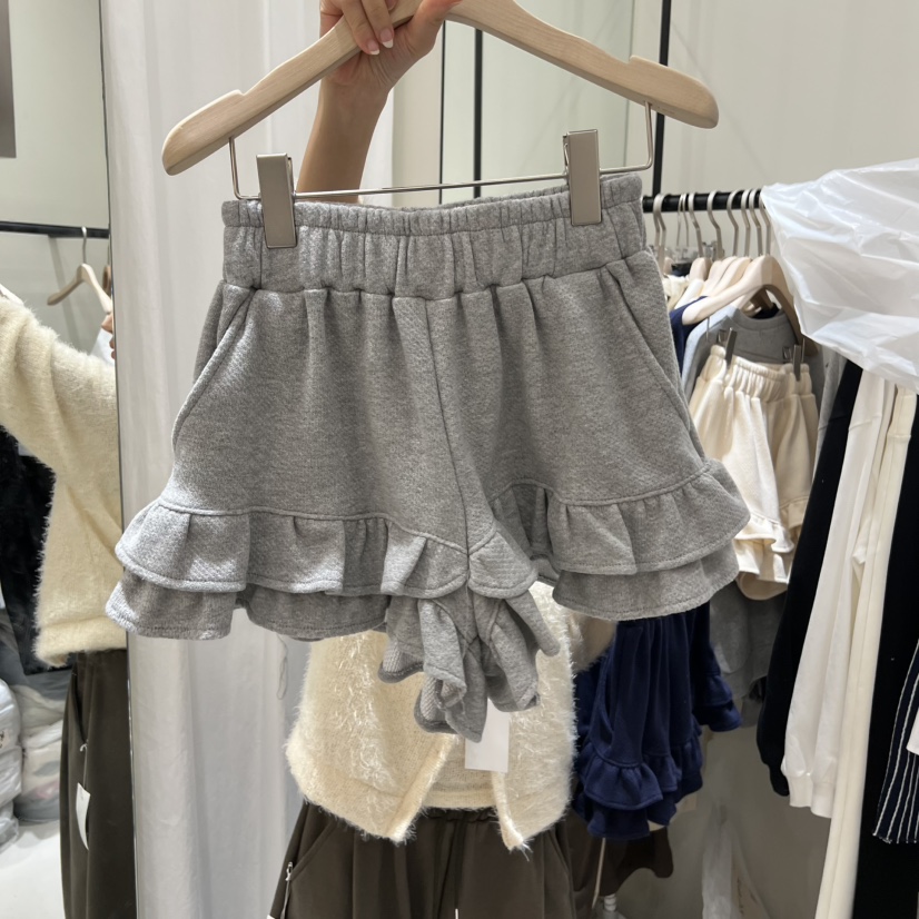 YUNBAL韓國代購女士新款時尚25秋冬人氣推薦休閑短褲春款YUNBAL短褲圖色2