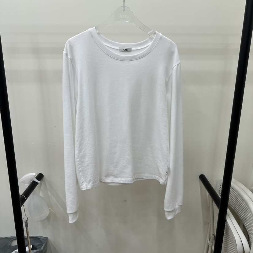 ARR東大門代購女士新款25秋冬時尚人氣職業熱賣長袖T恤春款ARR長袖T恤圖色1