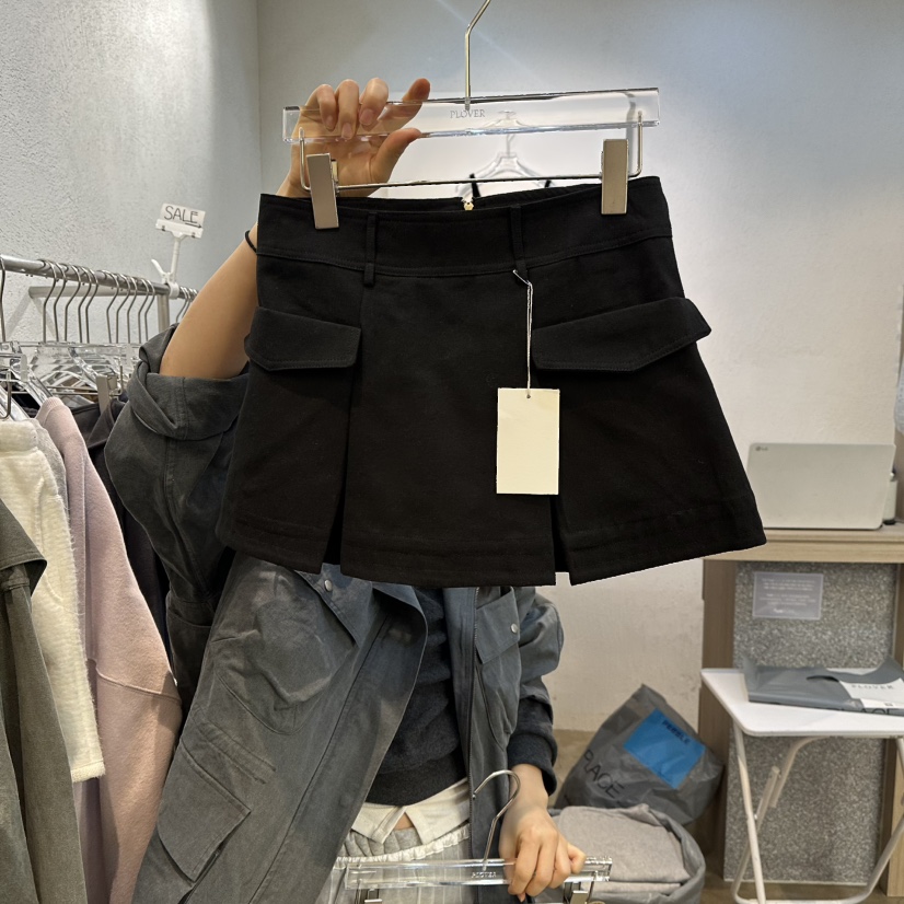 PLOVER東大門直郵女裝新款25秋冬推薦熱賣職業人氣短裙春款PLO_VER短裙圖色2