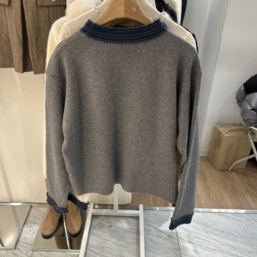 ABLESTUDIO東大門實拍女士新品職業推薦熱賣25秋冬針織衫春款ABLESTUDIO針織衫