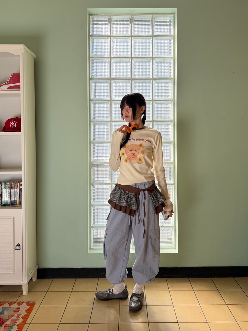 MORE THAN-P東大門實拍女士新款休閑職業人氣短裙春款腰帶MORE THAN短裙