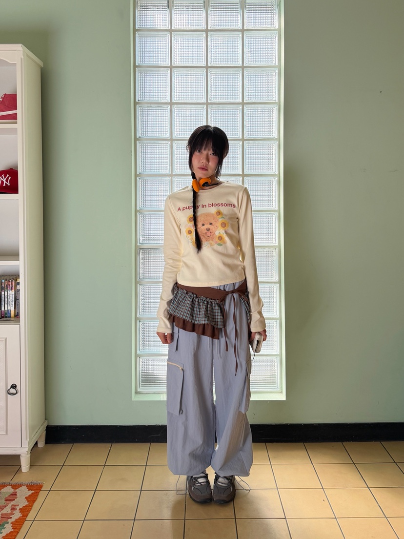 MORE THAN-P東大門實拍女士新款休閑職業人氣短裙春款腰帶MORE THAN短裙