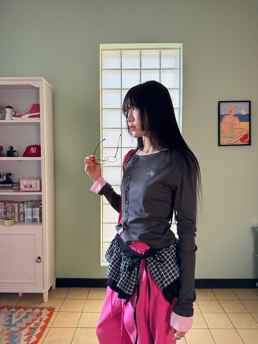 MORE THAN-P東大門實拍女士新款休閑職業人氣短裙春款腰帶MORE THAN短裙