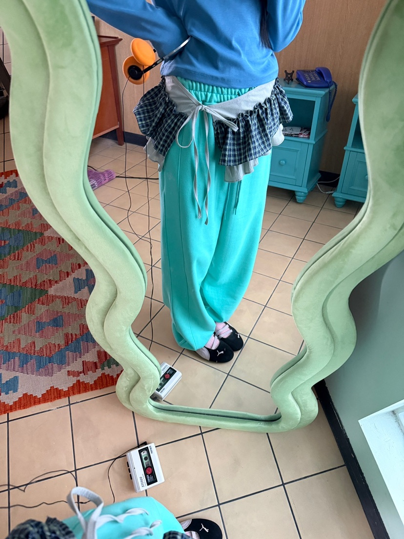 MORE THAN-P東大門實拍女士新款休閑職業人氣短裙春款腰帶MORE THAN短裙