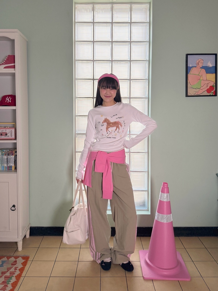 MORE THAN-P韓國直郵女裝新款休閑熱賣推薦長袖T恤春款MORE THAN長袖T恤