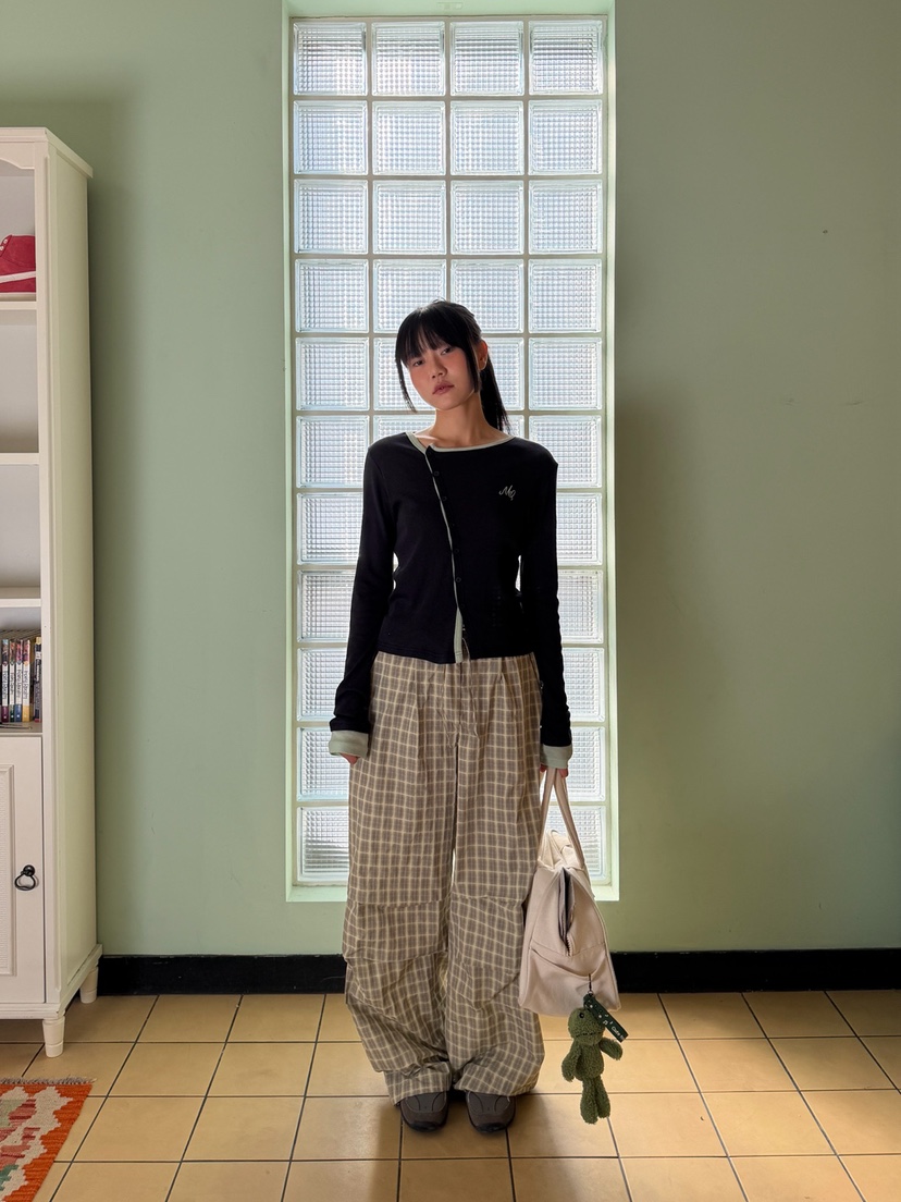 MORE THAN-P韓國直郵女裝新品熱賣推薦休閑人氣休閑褲春款MORE THAN休閑褲